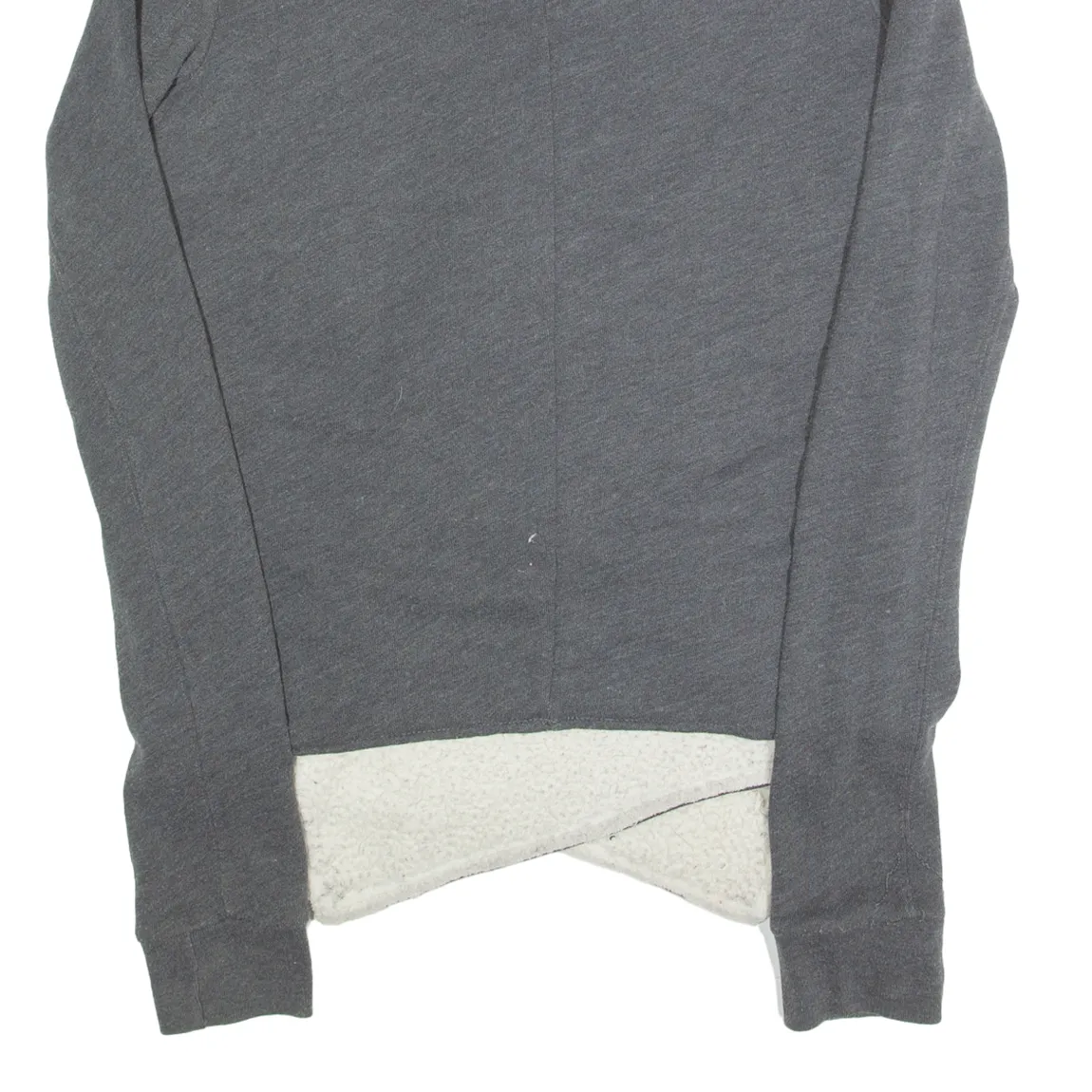 ABERCROMBIE & FITCH Sherpa Lined Womens Overcoat Jacket Grey S