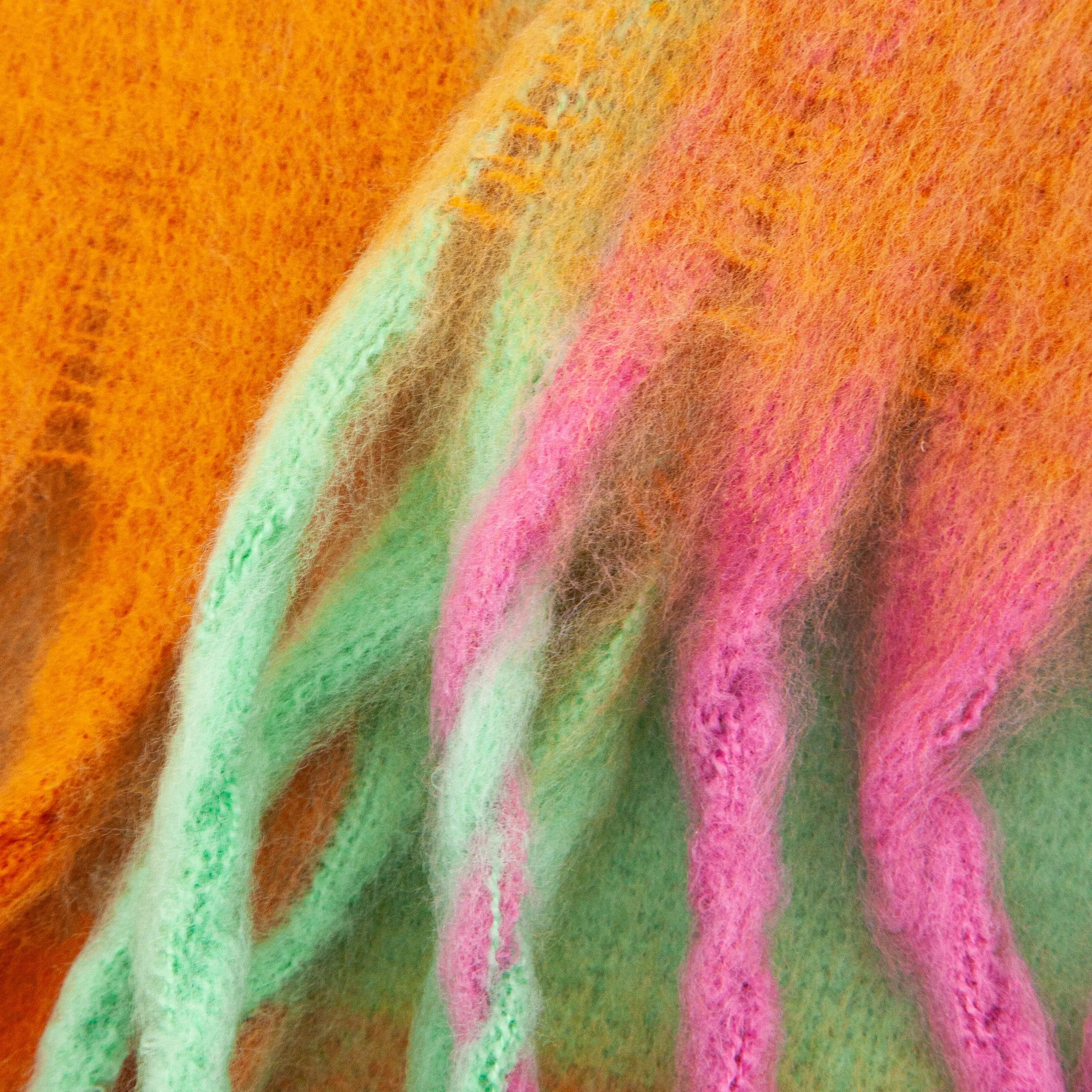 Allie Heavyweight Scarf - Pastel, Square Colour Block