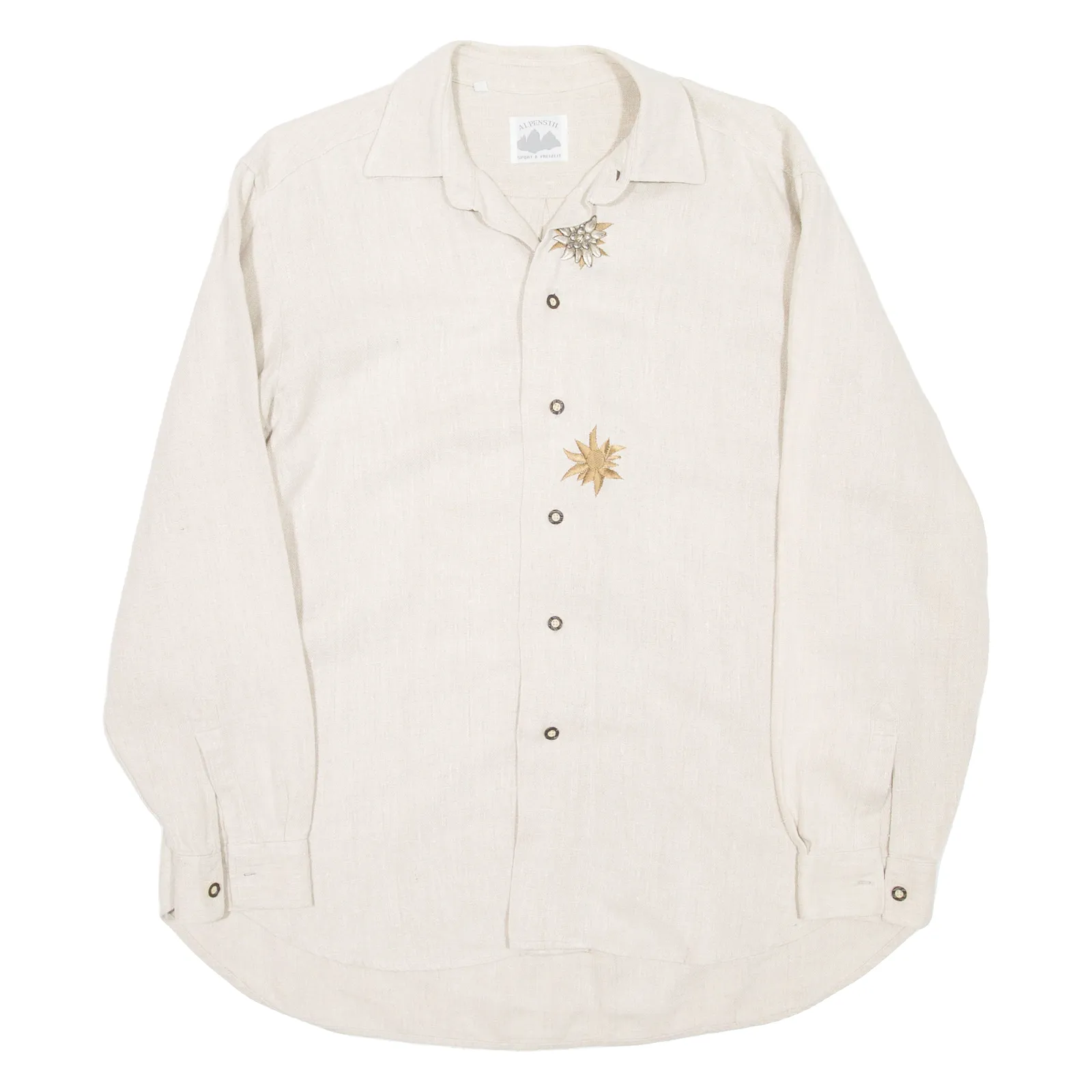 ALPENSTILL Mens Overcoat Coat Beige L