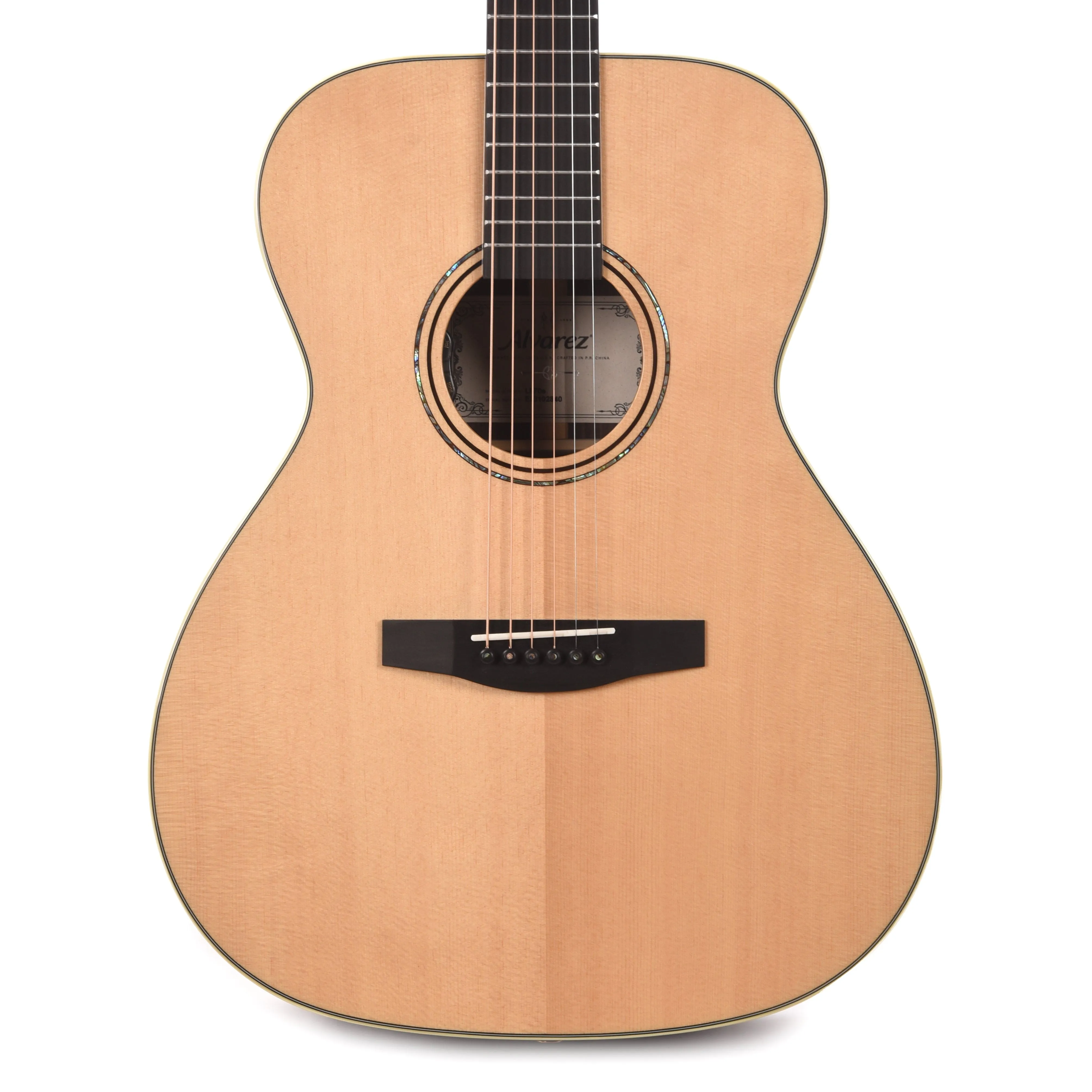 Alvarez LF70e Laureate Folk/OM AAAA Solid North American Sitka/Solid East Indian Rosewood Natural