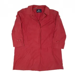 AQUASCUTUM Overcoat Coat Red Womens UK 16