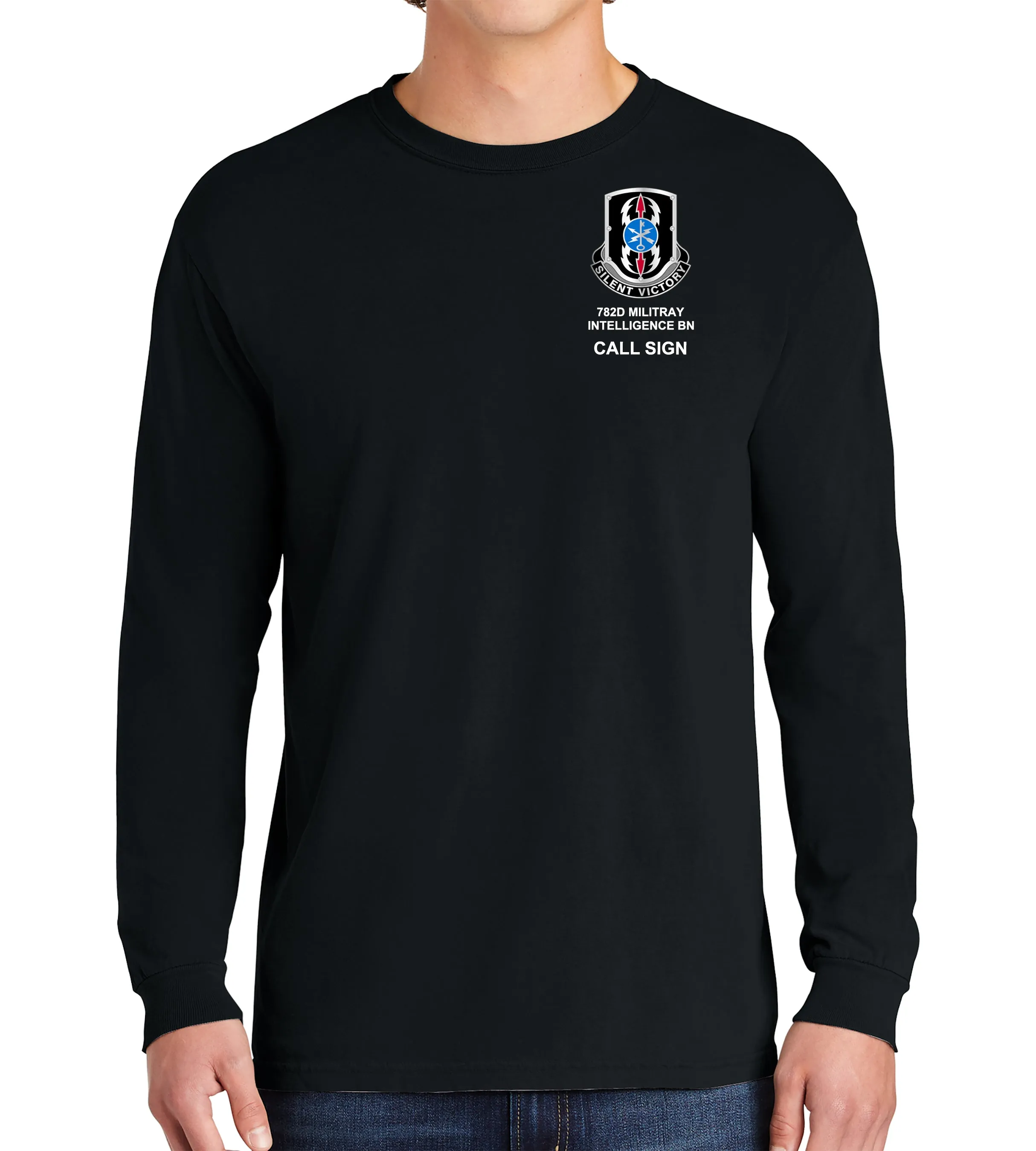 B Co Long Sleeve 50-50 Blend Unisex Shirt. This shirt IS approved for PT.