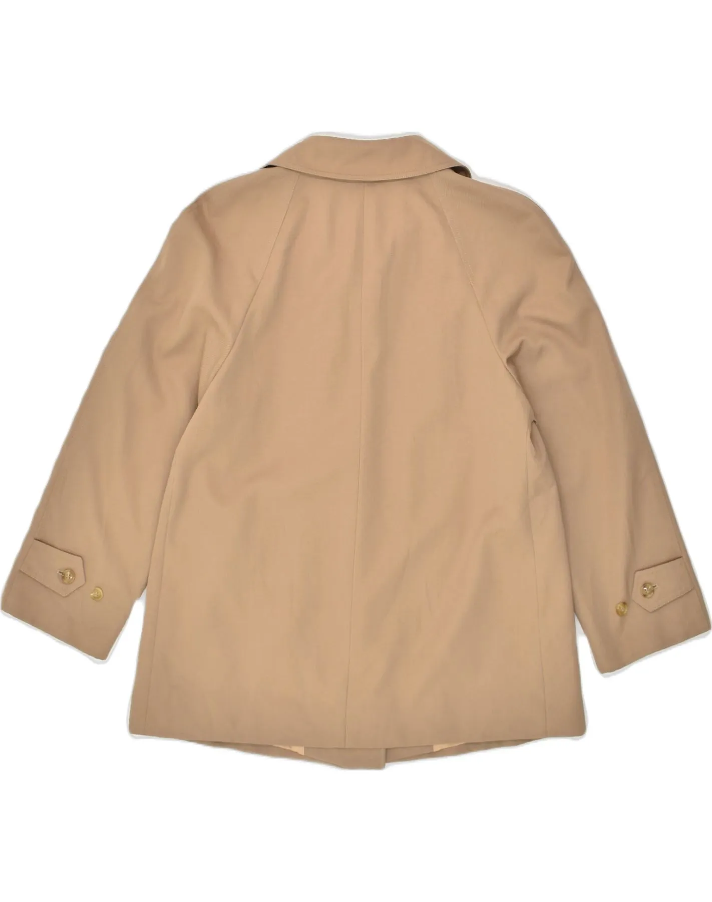 BALLARINI Womens Overcoat UK 18 XL Brown Cotton