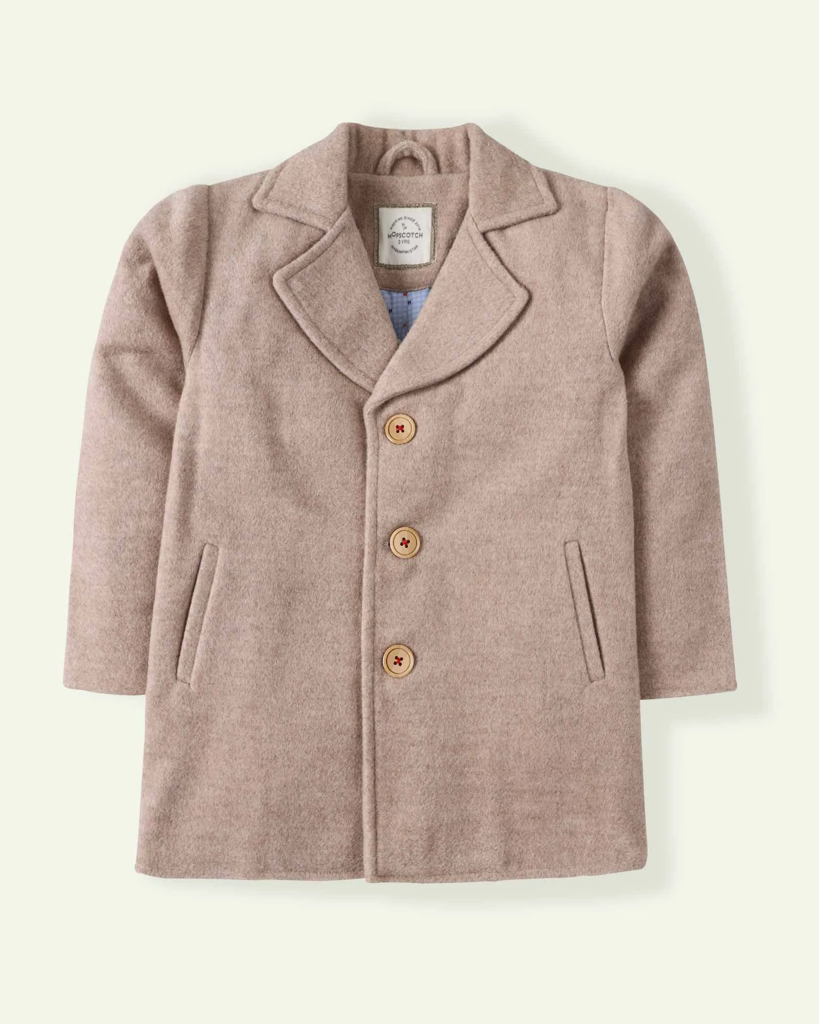 Beige Wool Coat
