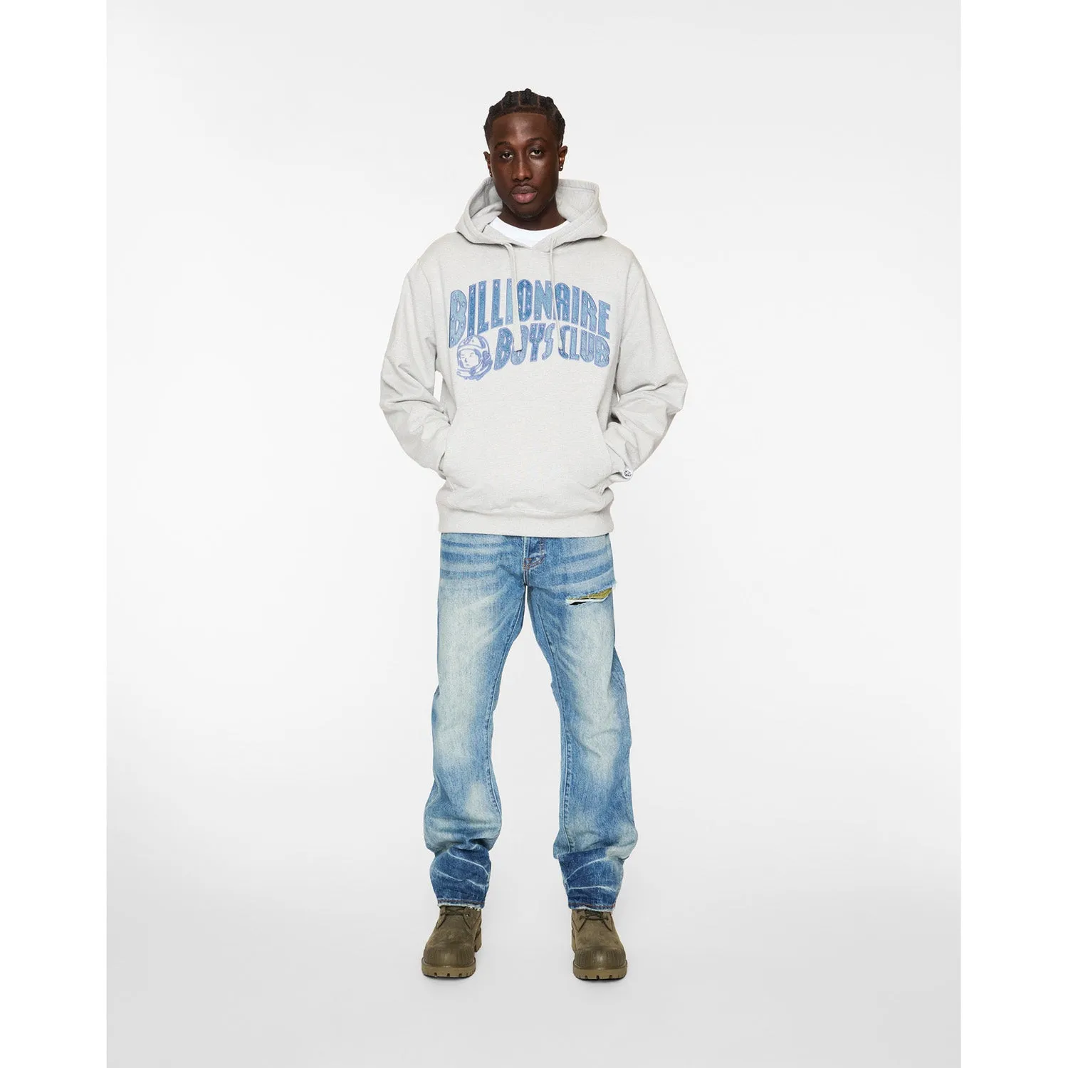 Billionaire Boys Club Men Arch Hoodie Heather Grey