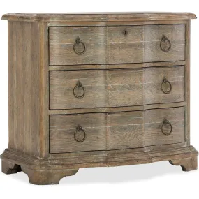 Boheme Bastogne Three-Drawer Nightstand | Hooker