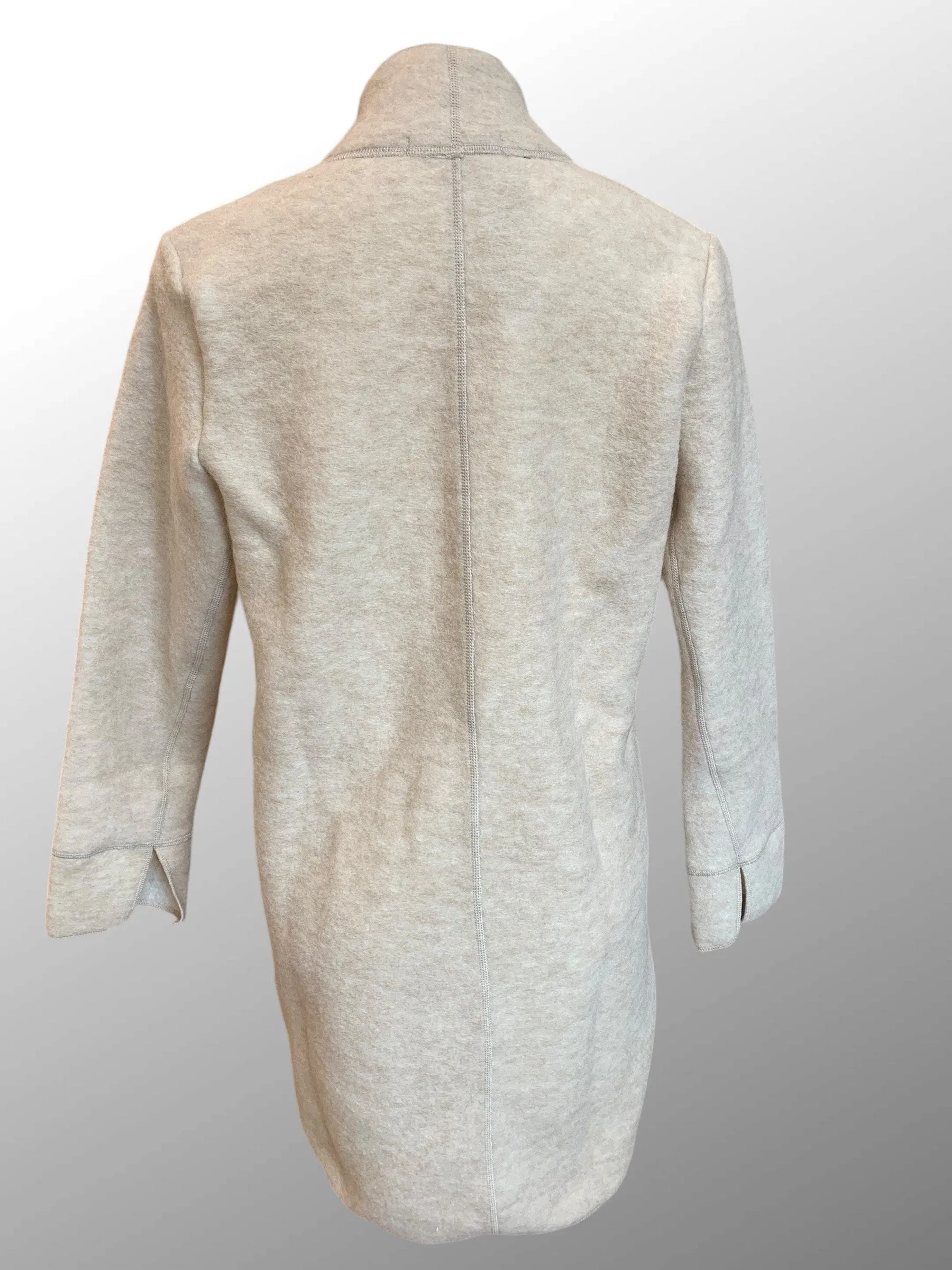Boiled Wool Coat Buttoned