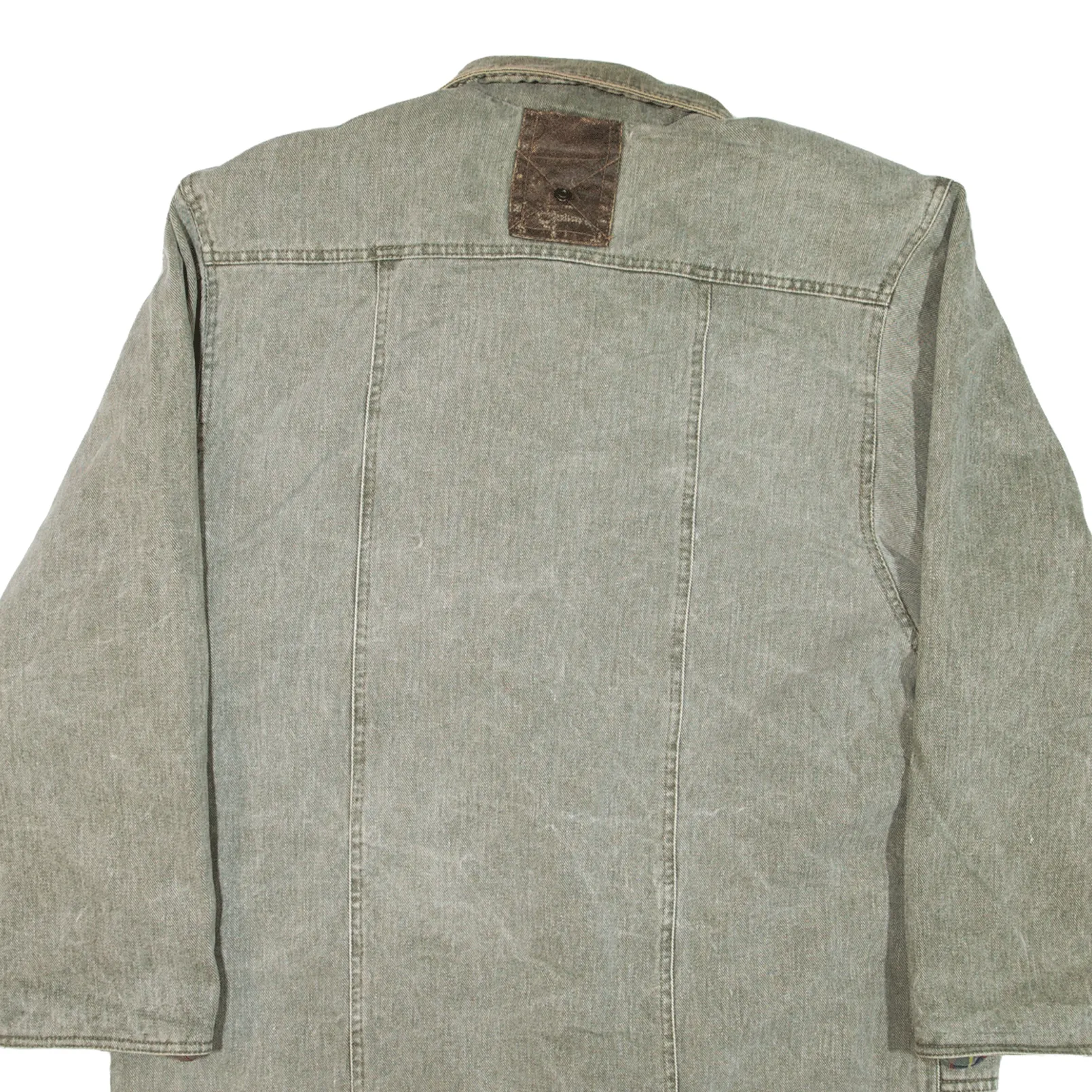 BRAETAN Blanket LIned Overcoat Coat Green Womens L
