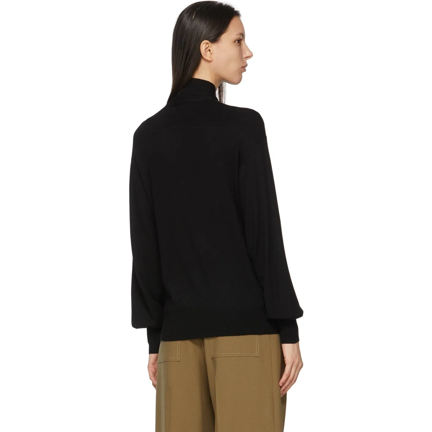 ChloÃ© Black LavalliÃ¨re Sweater