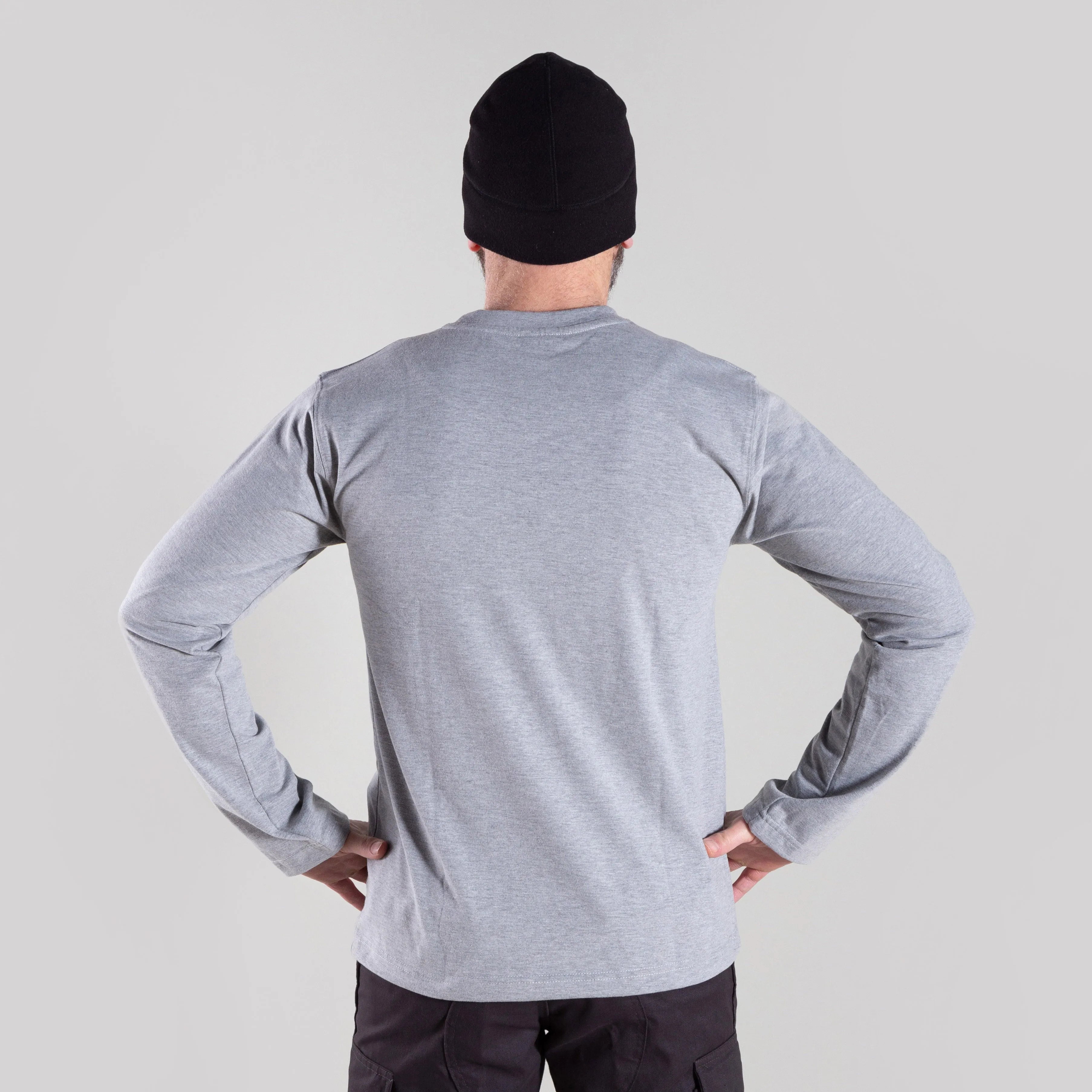 CLOUDY LONG-SLEEVE  (GREY)