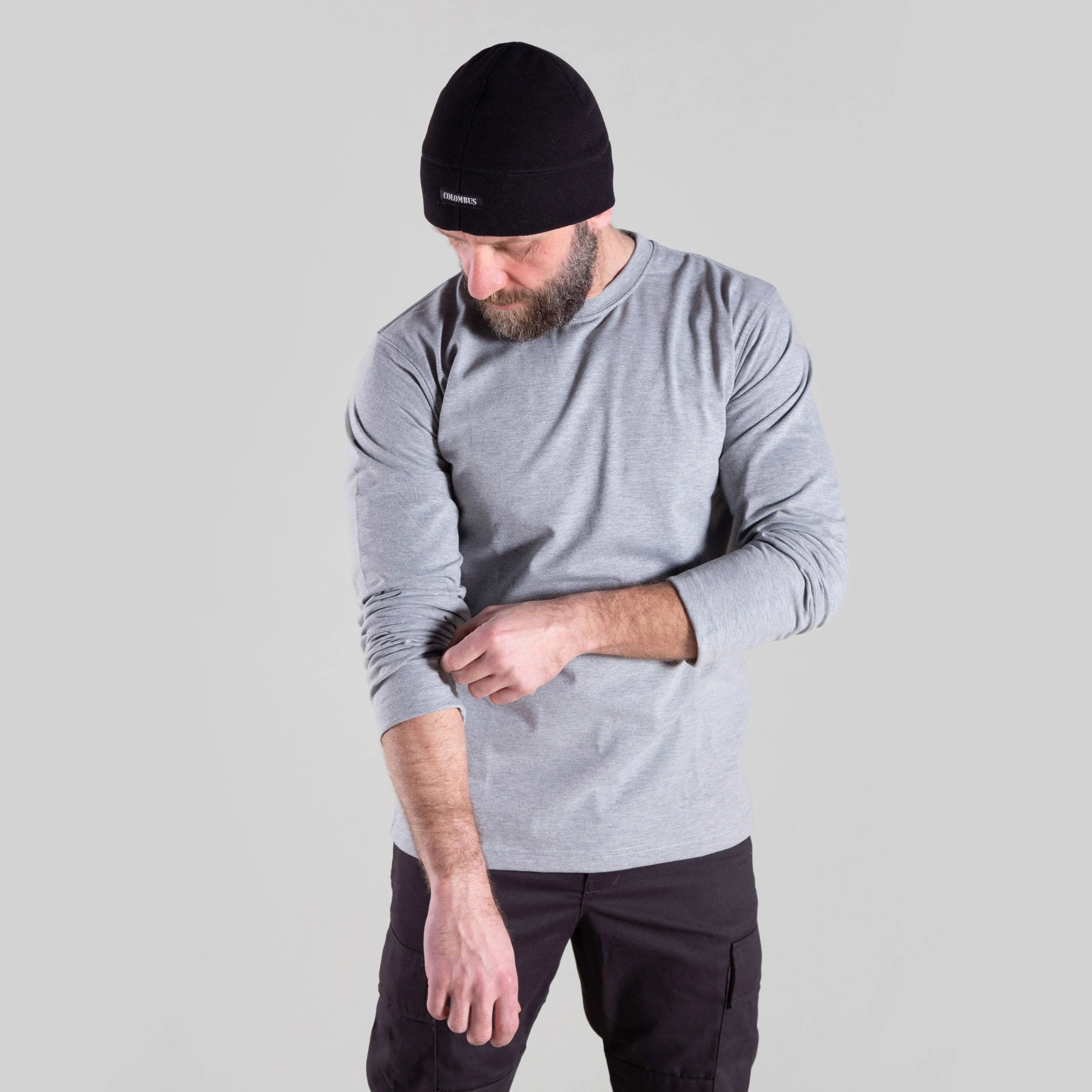 CLOUDY LONG-SLEEVE  (GREY)