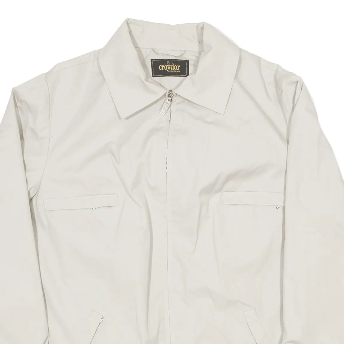 CROYDOR Womens Overcoat Jacket Beige M