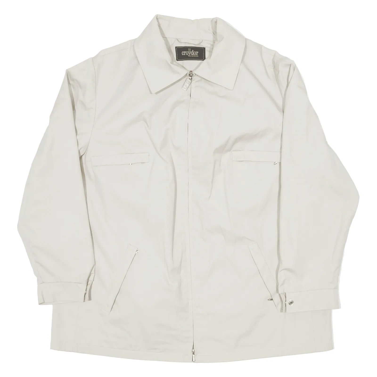 CROYDOR Womens Overcoat Jacket Beige M