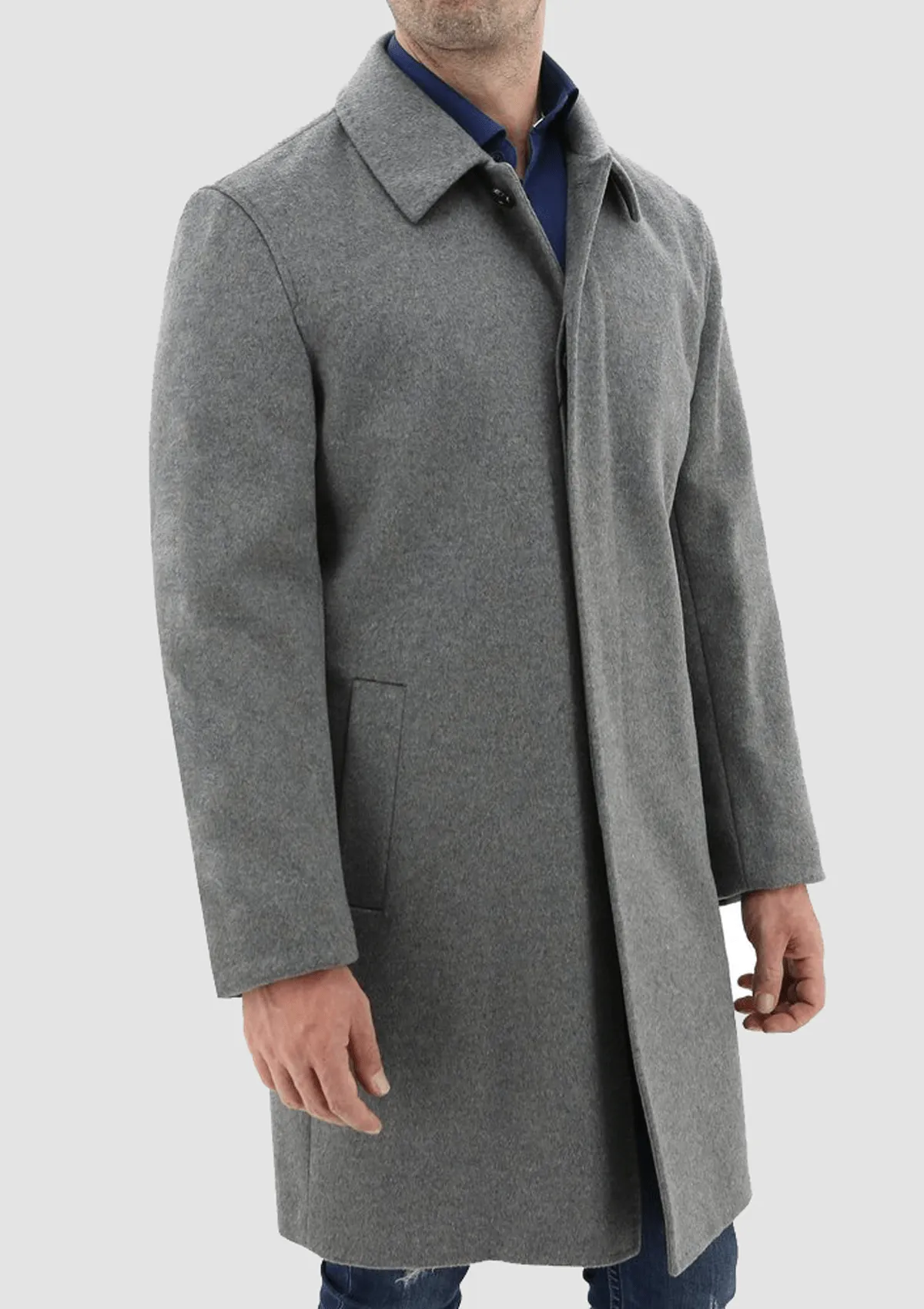 Daniel Hechter carvell grey cloak winter overcoat