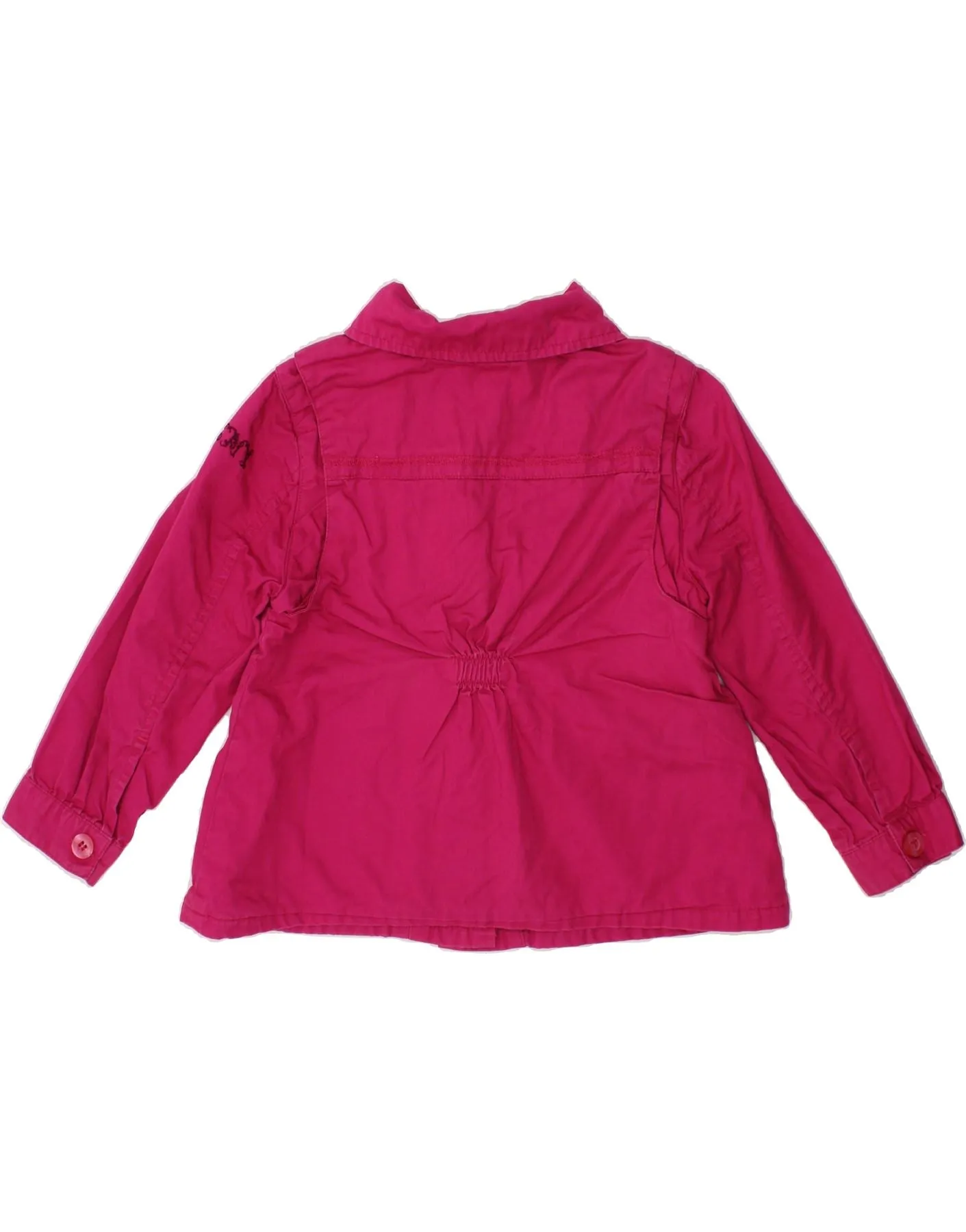 DKNY Baby Girls Overcoat 18-24 Months Pink Cotton