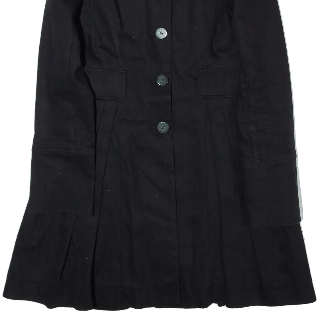 DKNY Overcoat Jacket Black Womens S