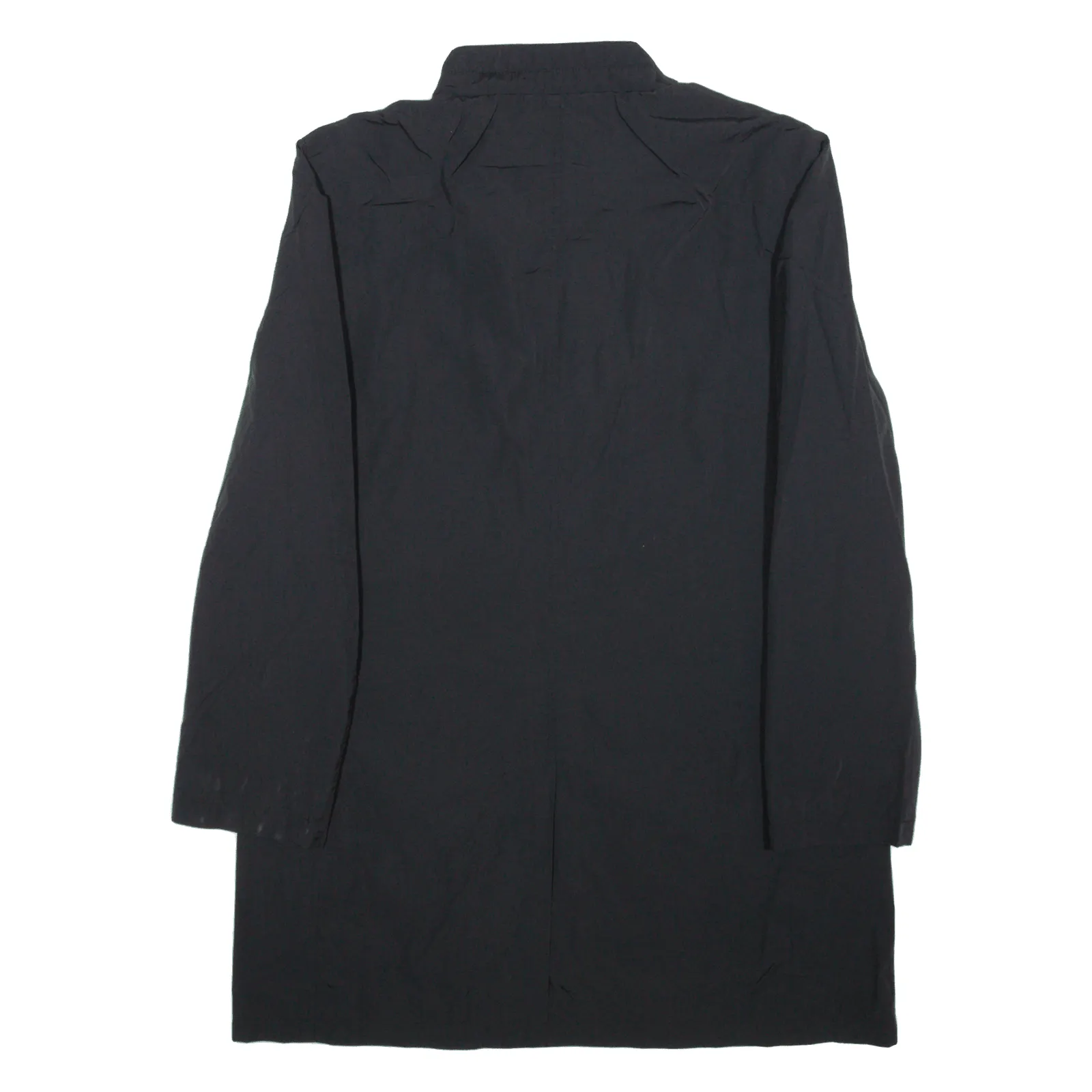 DKNY Womens Overcoat Coat Black L