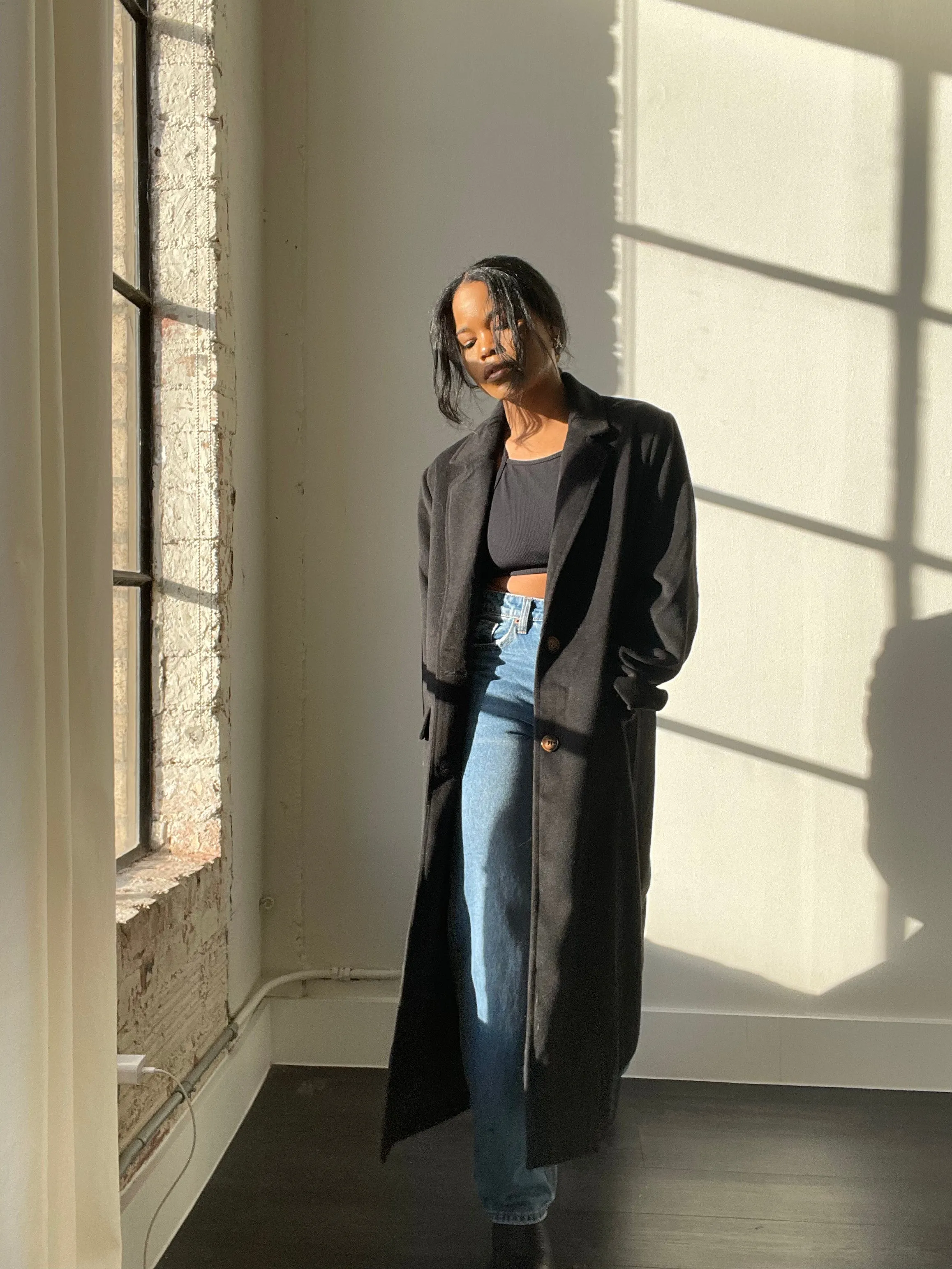 Emelyn Overcoat In Black