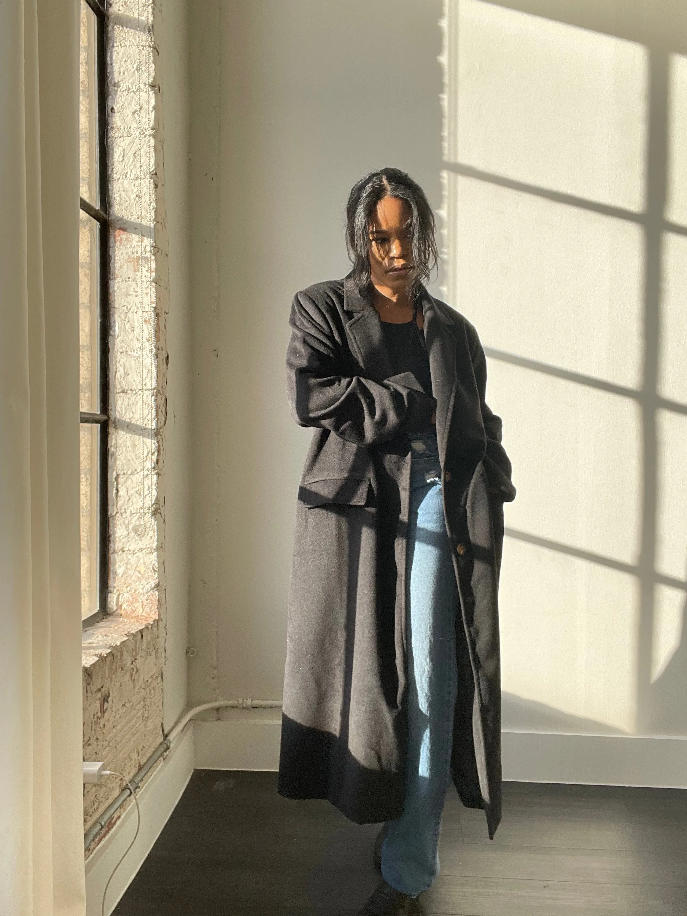 Emelyn Overcoat In Black