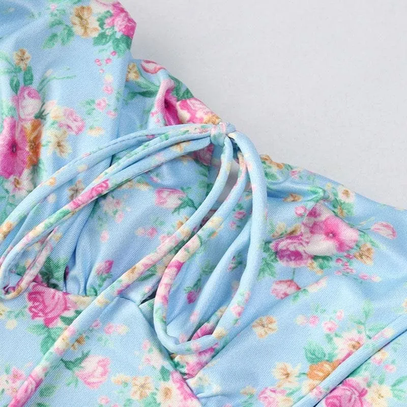 FLORAL BODYCON DRESS