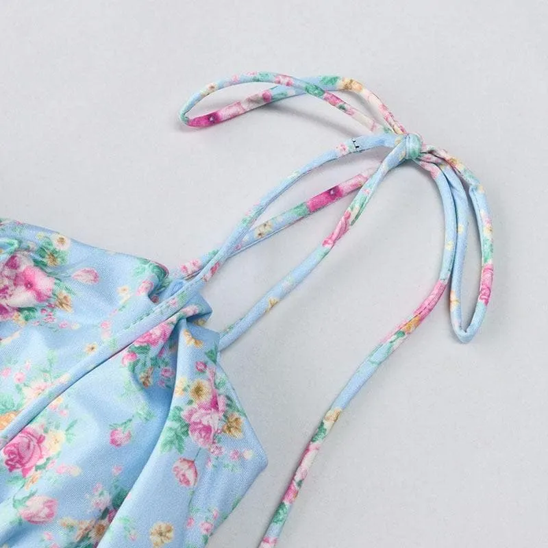 FLORAL BODYCON DRESS