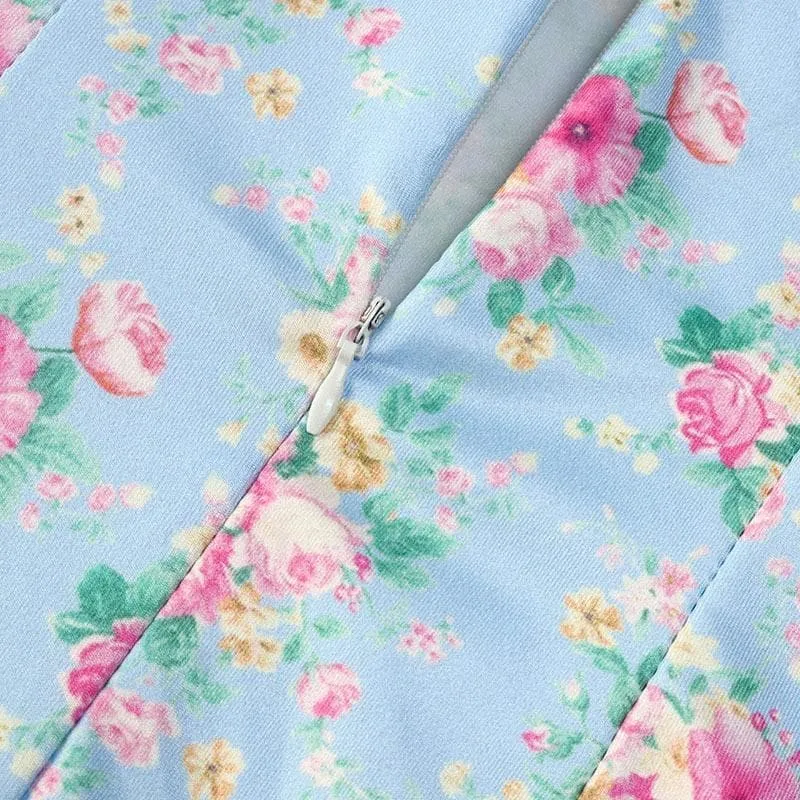 FLORAL BODYCON DRESS
