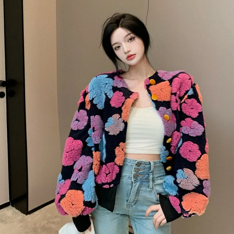 Flower Bomb Long Jacket