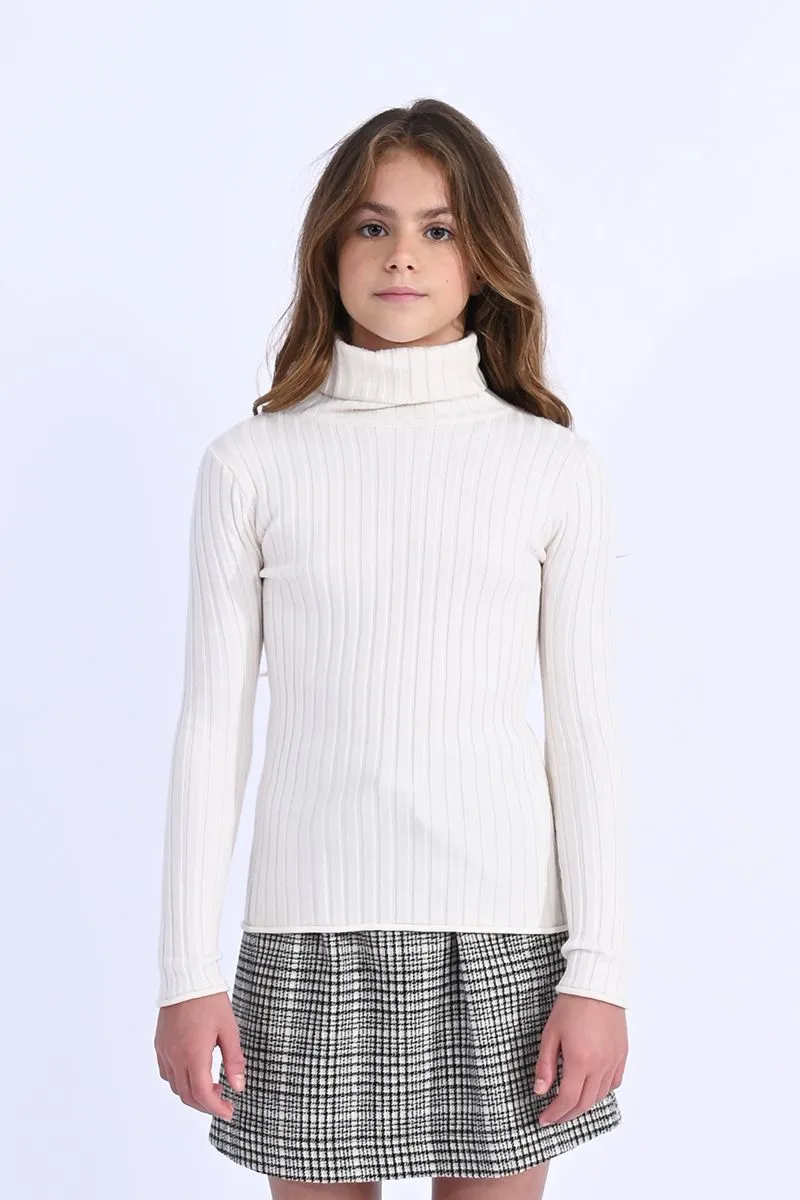Girls Ribbed Under Sweater