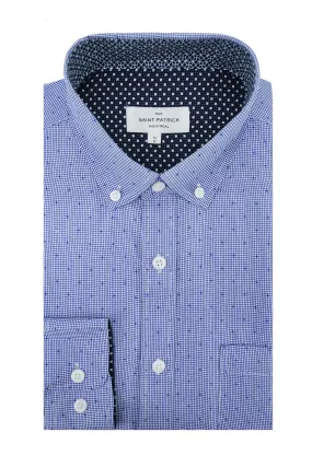 Hamilton Wrinkle Free Shirt in Cerulean Blue
