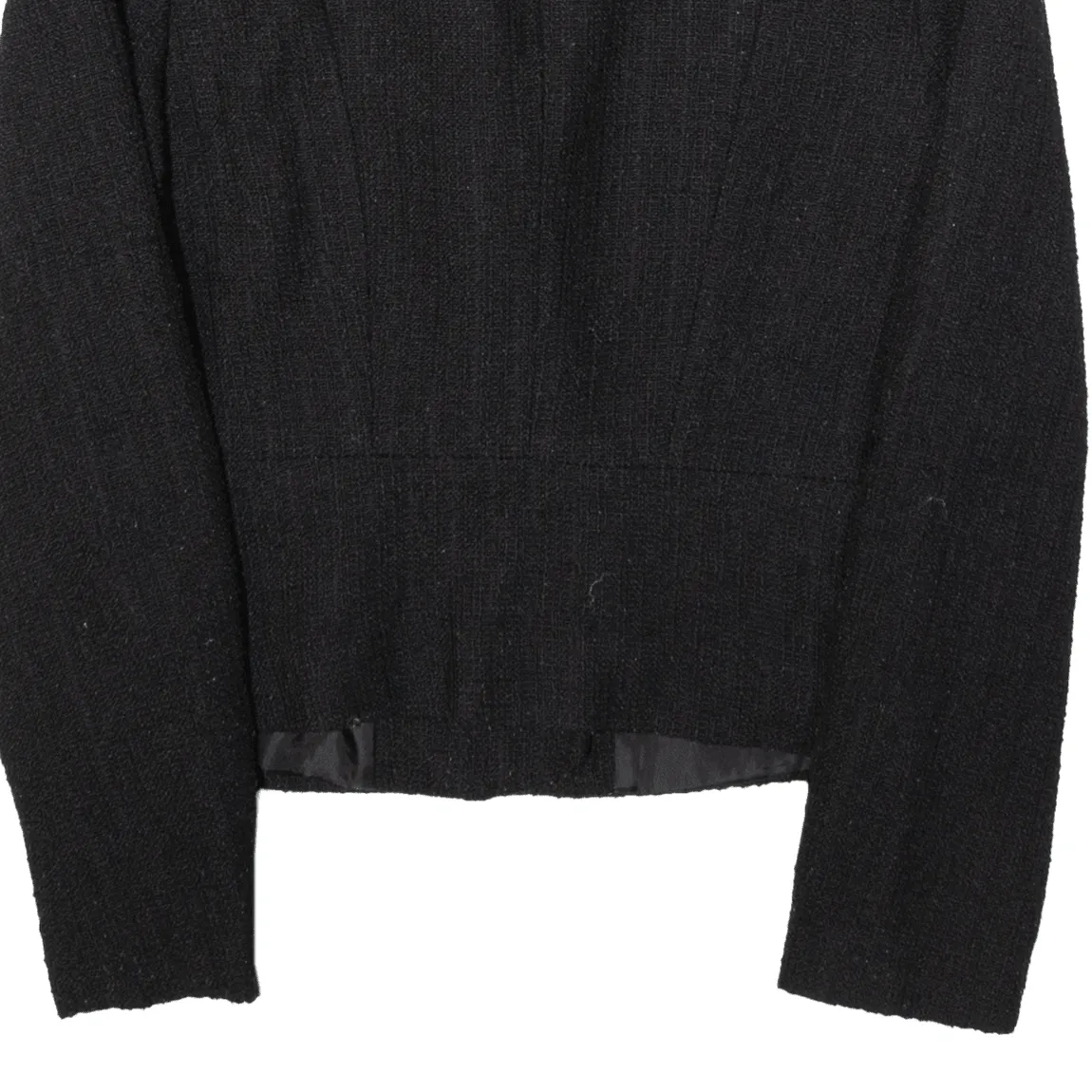 H&M Womens Overcoat Jacket Black XS