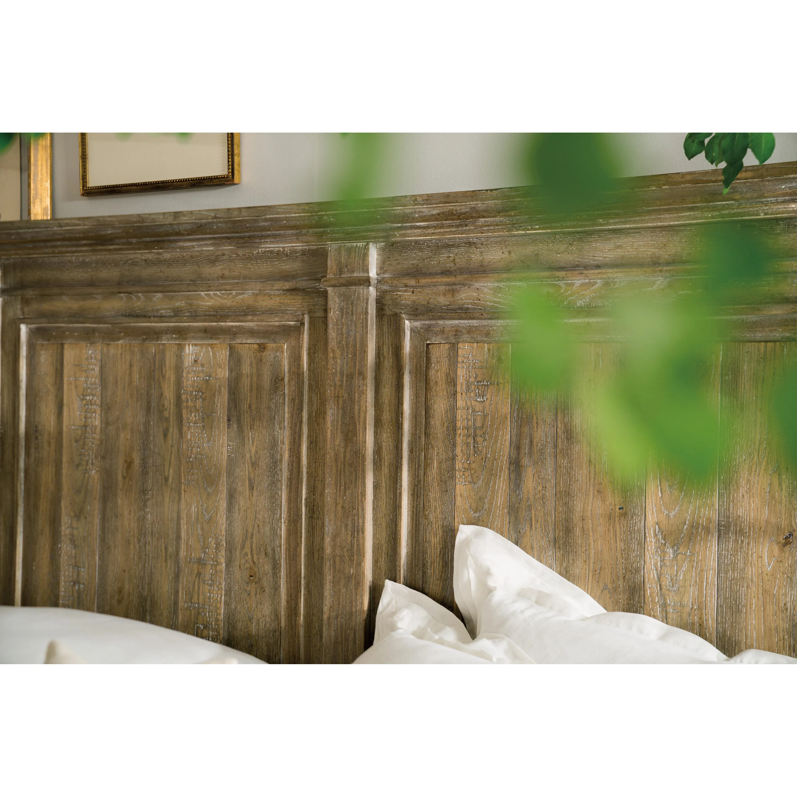 Hooker Furniture 5750-90250-MWD Boheme Laurier Queen Panel Bed