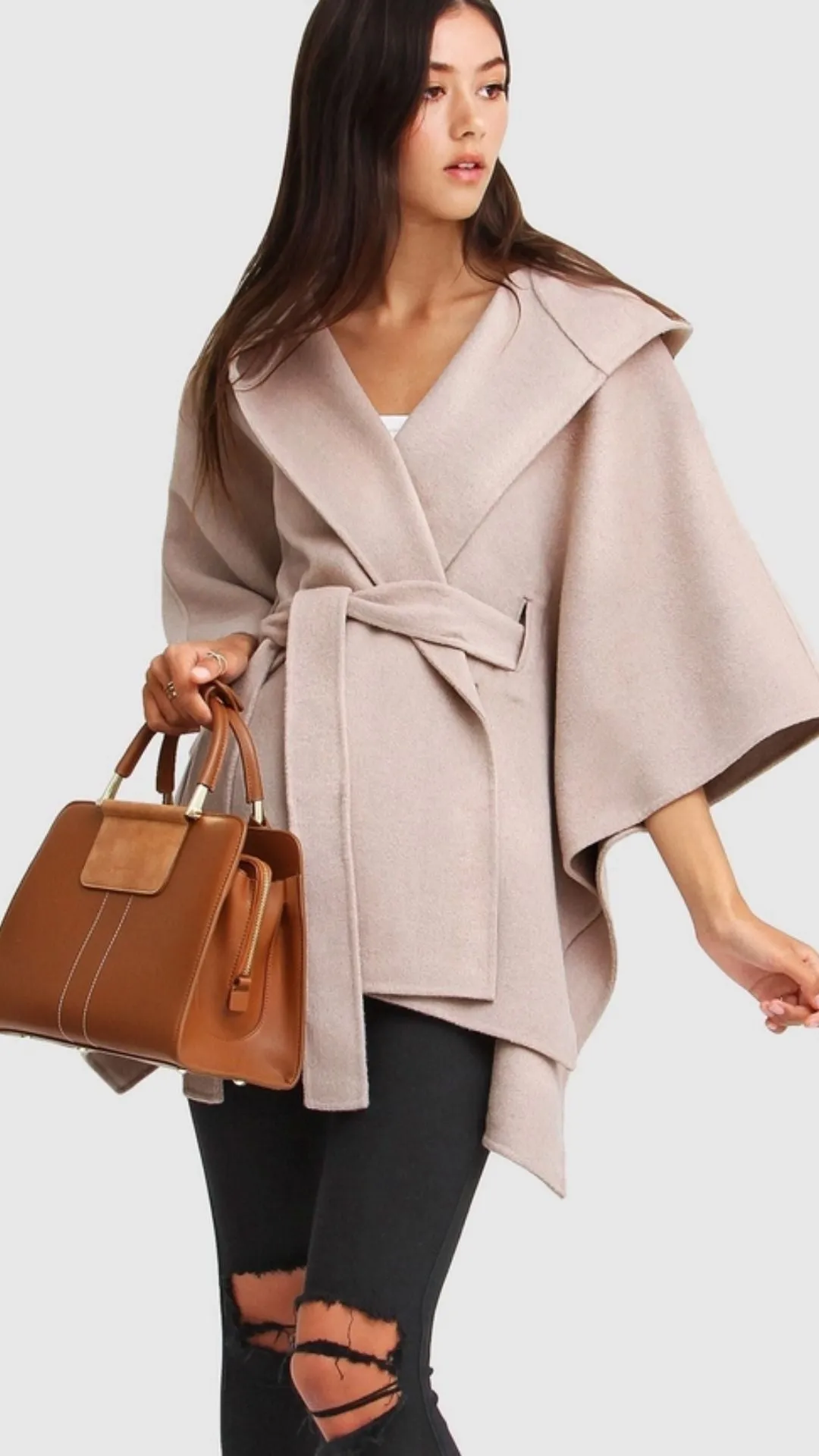 Jackson Landing Wool Blend Cape Coat