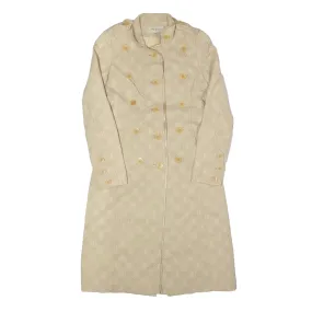 KAREN MILLEN Overcoat Jacket Beige Womens UK 8