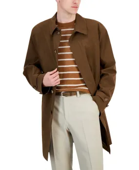 Lauren Ralph Lauren Mens Classic fit Overcoat Coat 42 L Brown Solid