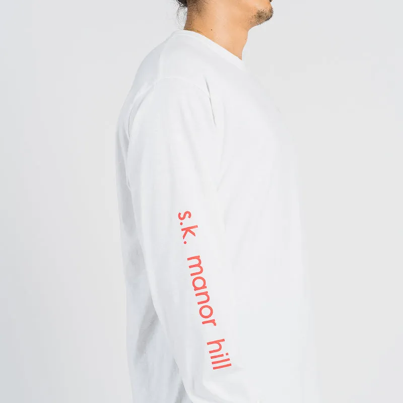 Long Sleeve Logo T-Shirt - White