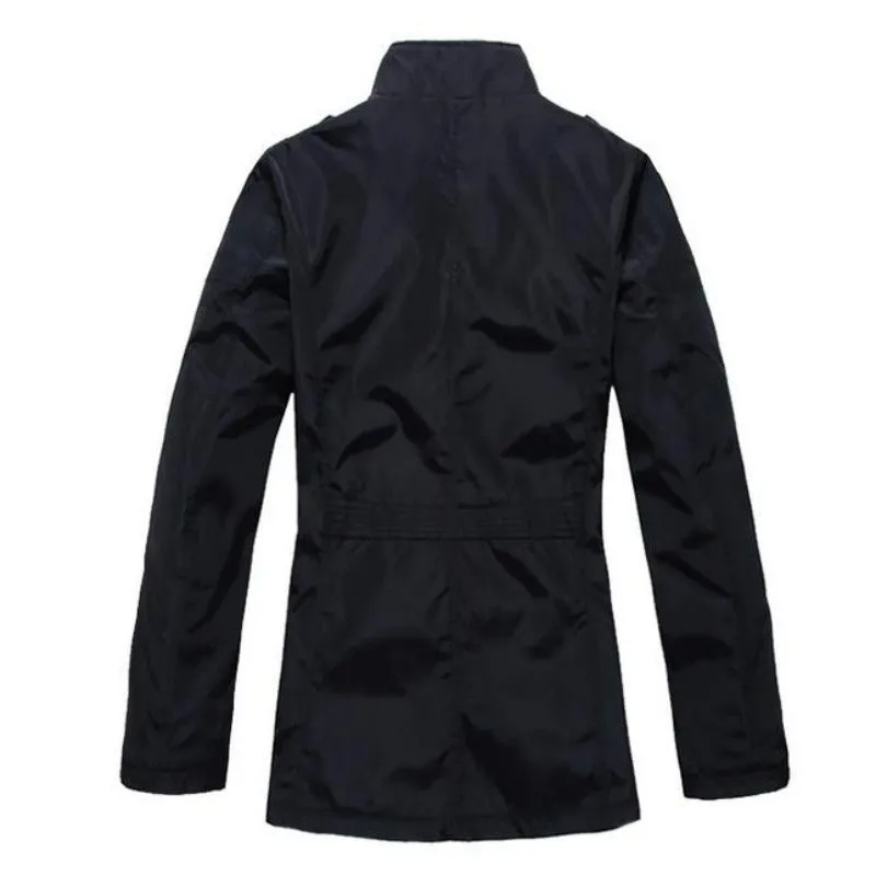 Men's Casual Autumn / Spring Overcoat
