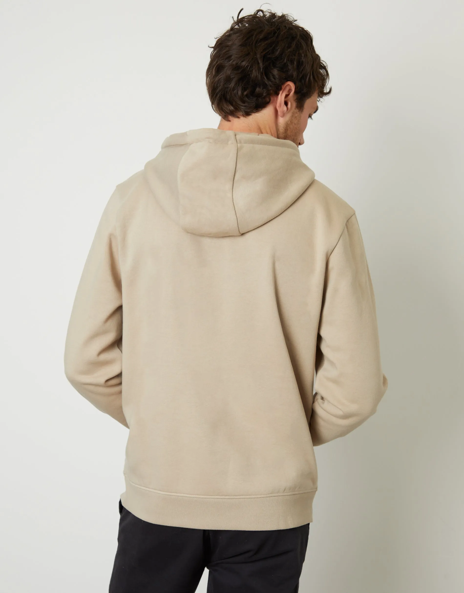 Men's Stone Mock T-Shirt Pullover Hoodie