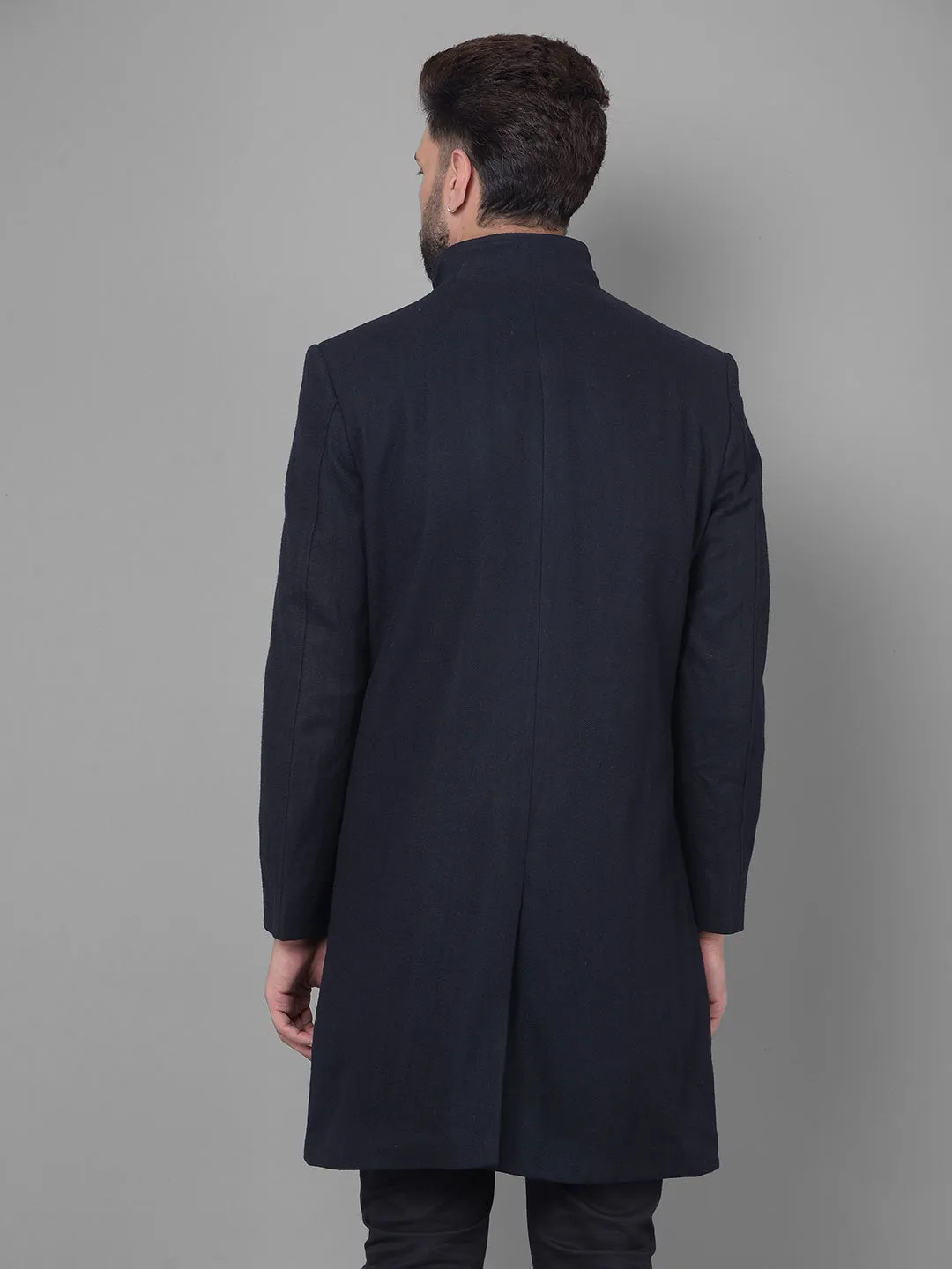 Navy Blue Overcoat
