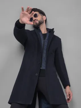 Navy Blue Overcoat
