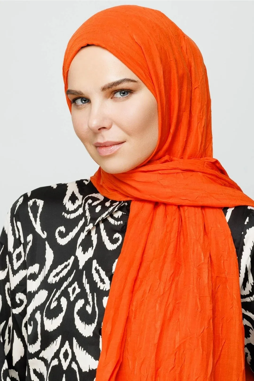 Orange Bamboo Hijab