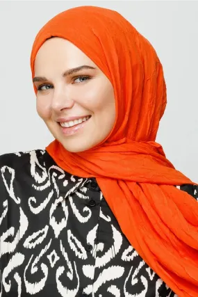 Orange Bamboo Hijab