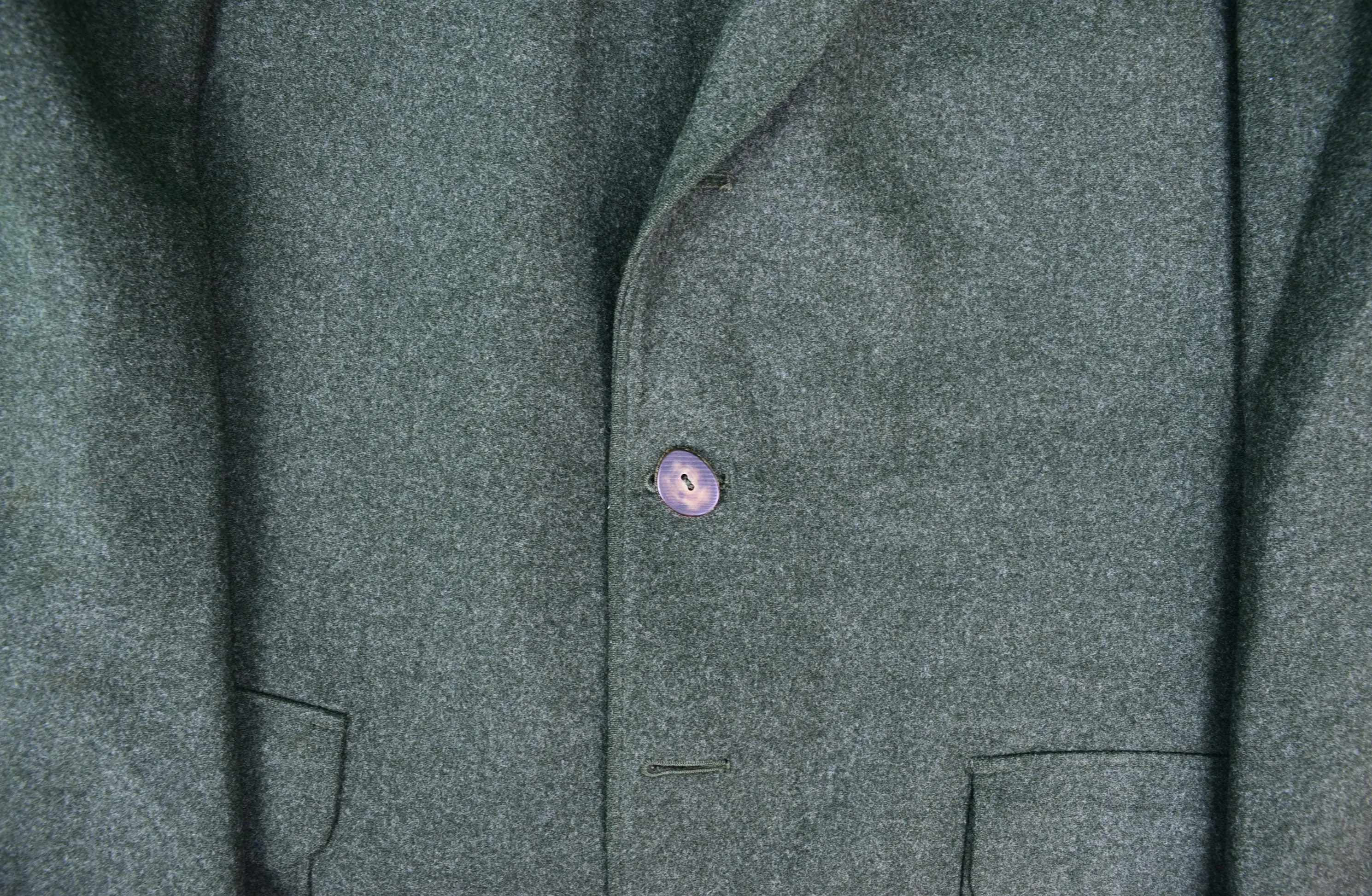 "Orvis x Bayerischer Loden Green Sport Coat Made In England" Sz 44R