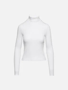 Ribbed Turtleneck Top