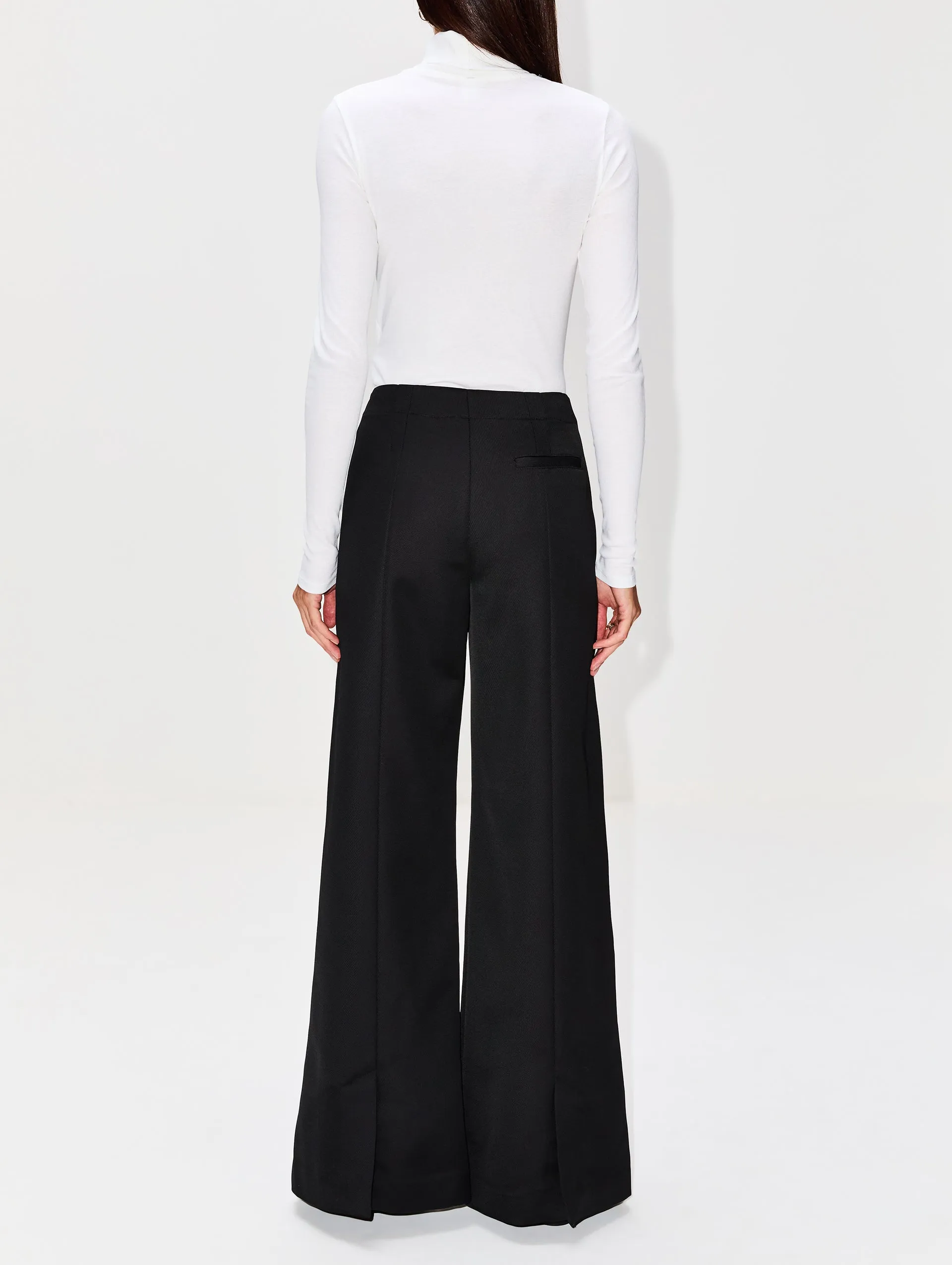Ribbed Turtleneck Top