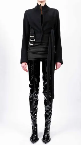 Short Coat with 3 Belts