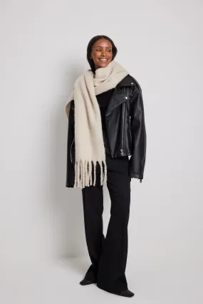 Soft Braided Tassle Scarf