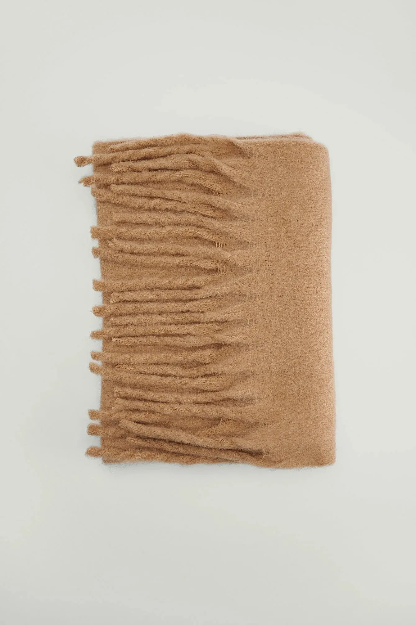 Soft Braided Tassle Scarf