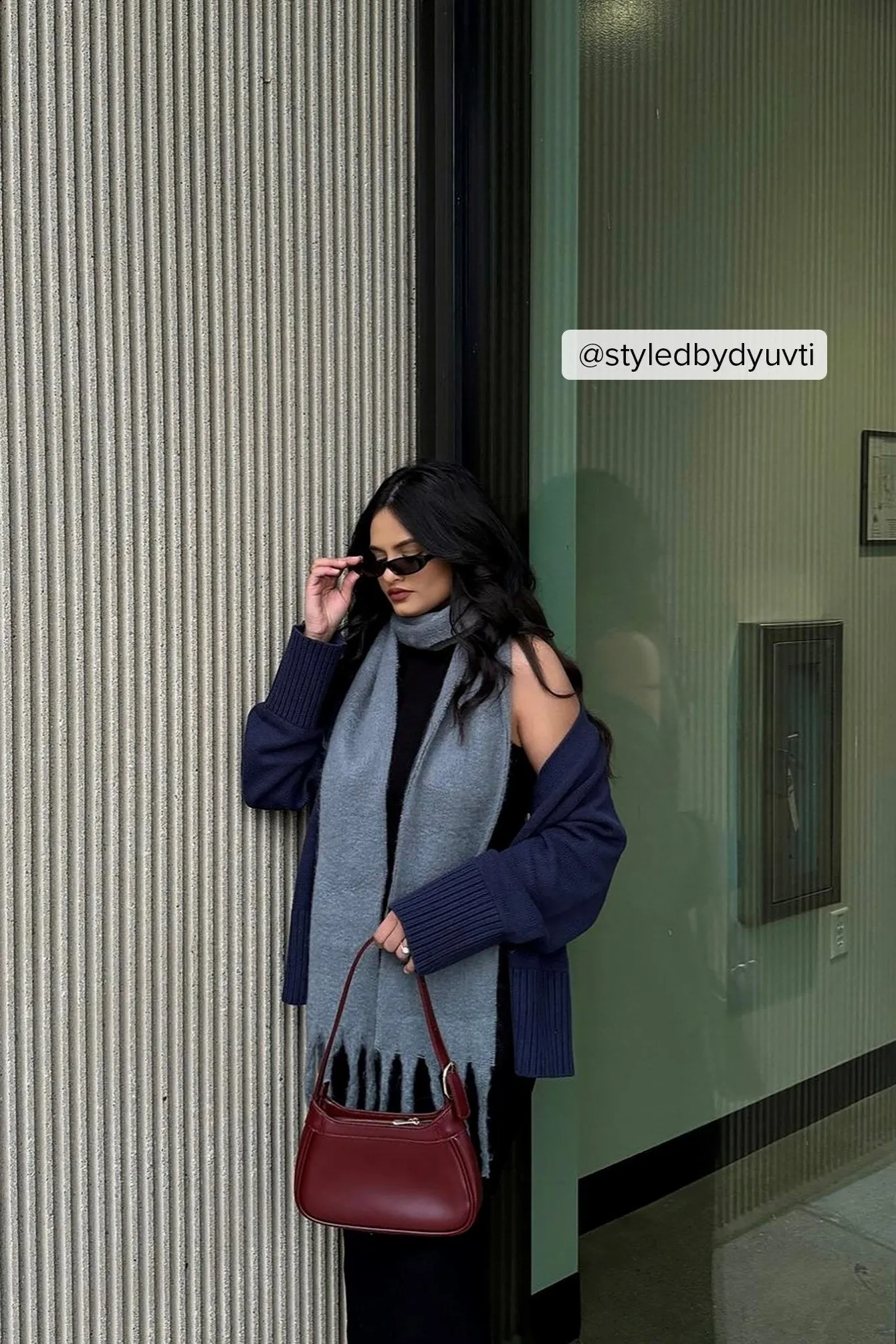 Soft Braided Tassle Scarf