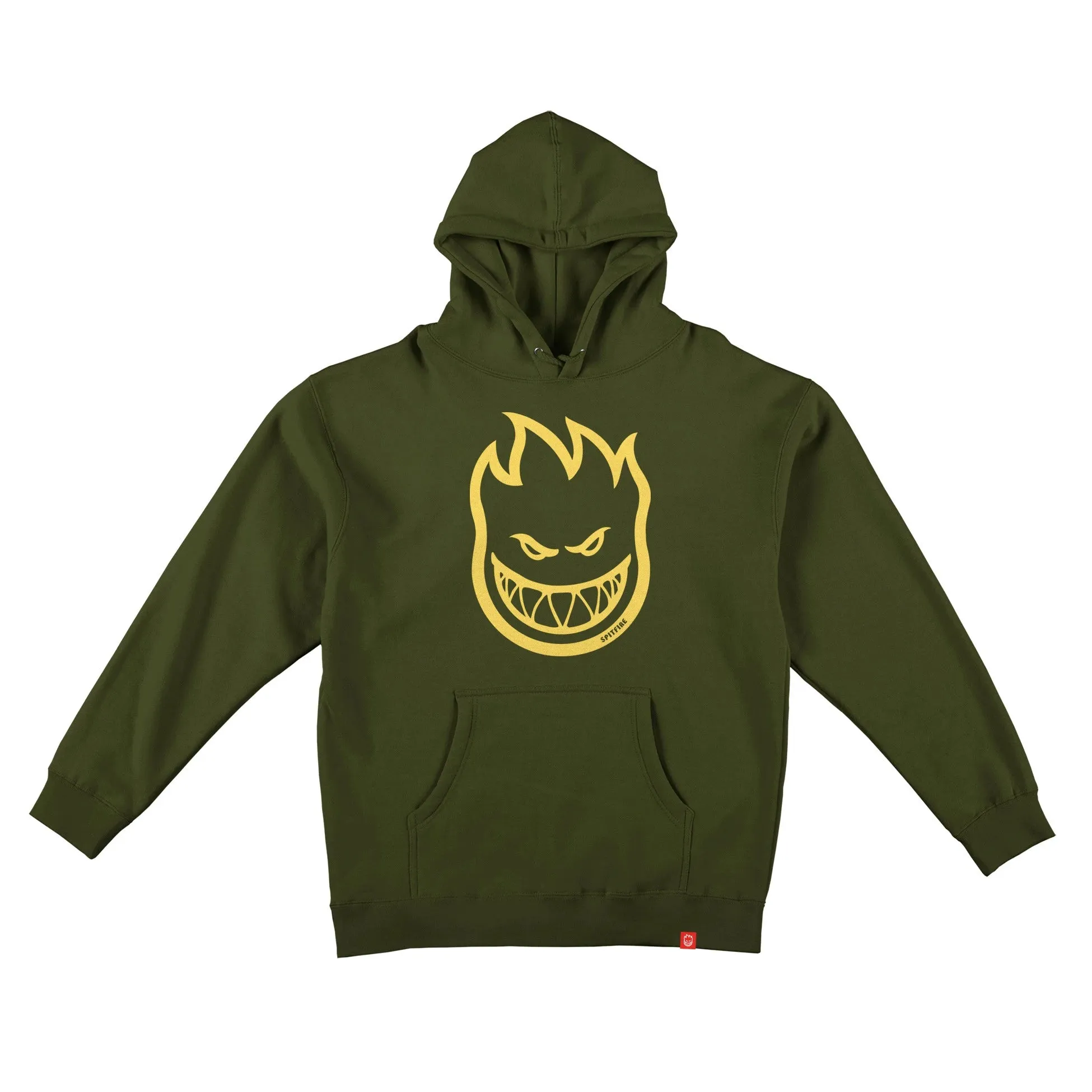 Spitfire Youth Boys Bighead Hoodie - Alpine Green/Yellow