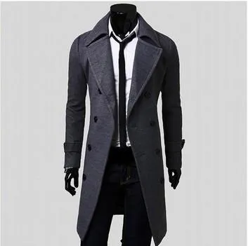 Stylish Long Overcoat Of Cotton